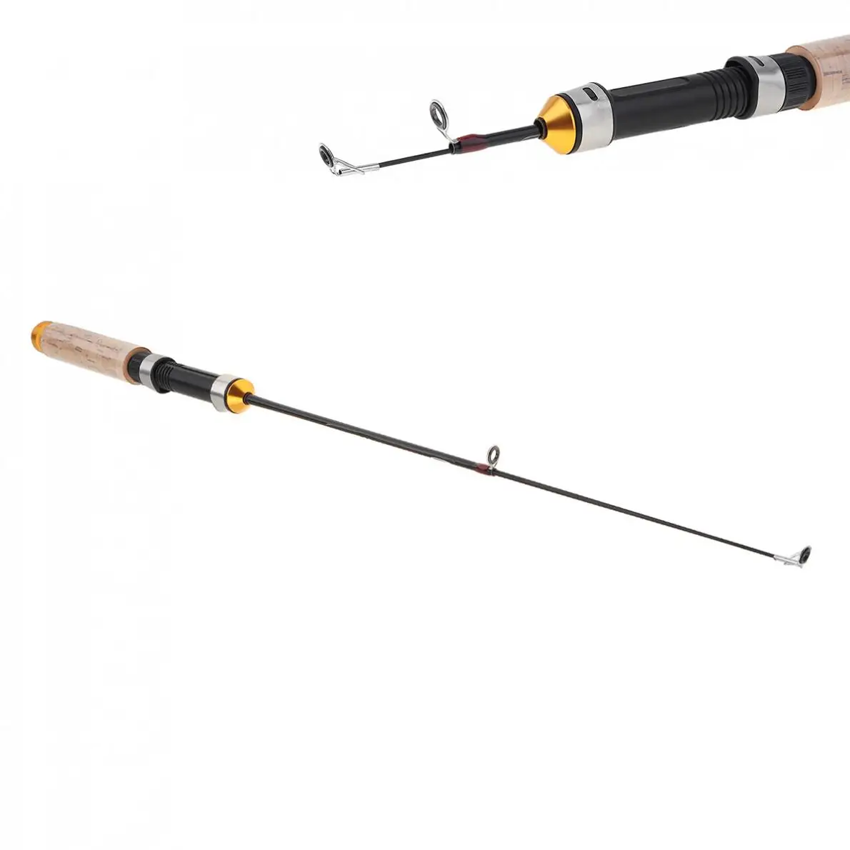 

Fishing Rods CarbonTelescopic Winter Ice Fishing Rod Ultra-light 64cm Shrinkable Fishing Pole