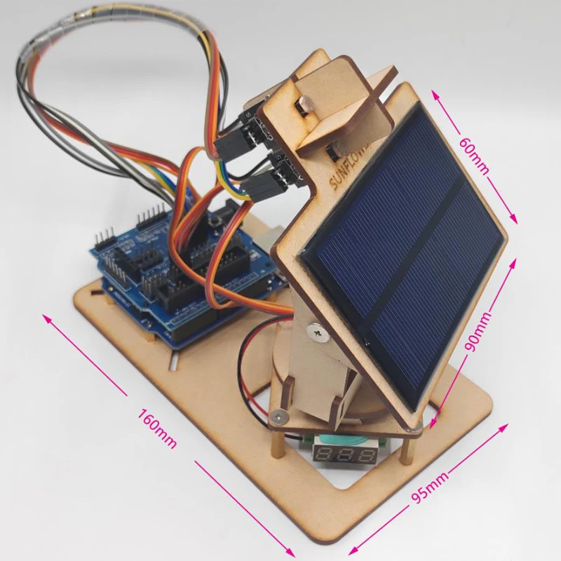 Ardu37- Solar Tracker Toys Parts, Pigments STEM, Équipement de suivi solaire, DIY, Programme