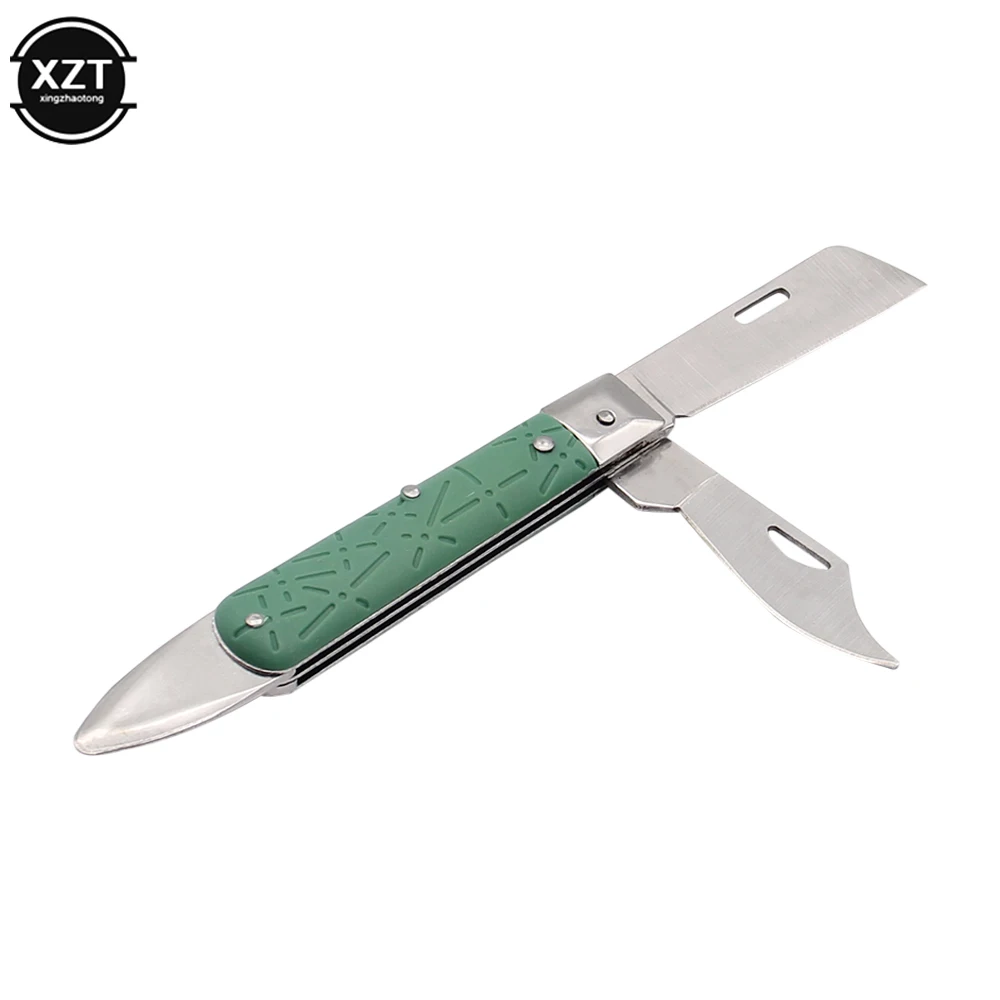 Foldable Cutter Nursery Tool Seedling Tree Knife Peeler Plant Cut Fold Graft Bark Lifter Blade Rose Budding Florist Prun