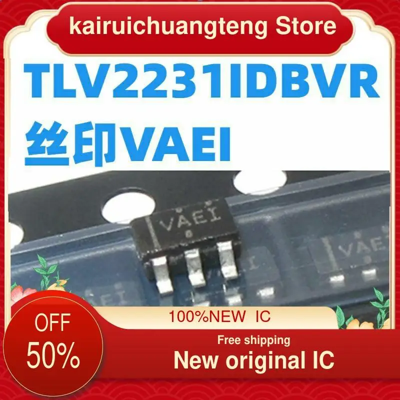 10PCS TLV2231IDBVR VAEI SOT23-5 New original IC