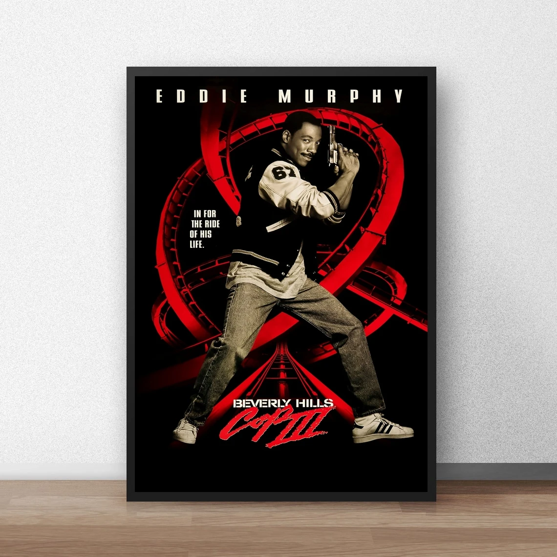 Beverly Hills Cop 3 Classic Movie Poster Canvas Print Home Decoration Wall Painting ( No Frame )