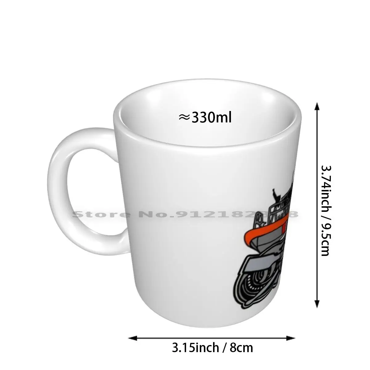 Coast Guard 45-M Coxswain Ceramic Mugs Coffee Cups Milk Tea Mug Uscg Coast Guard Coastie Us Coast Guard Boat Response Boat