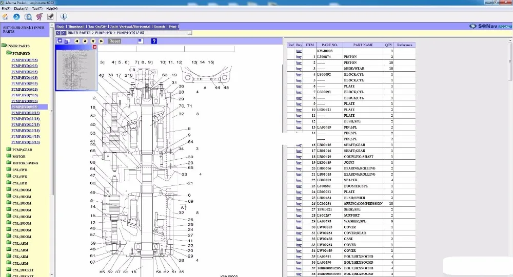 

Sumitomo Excavator Parts Catalogs [01.2010]