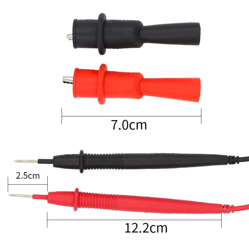 UNI-T 1 Pair Universal Digital 1000V 10A 20A Needle Multimeter Multi Meter Test Lead Probe Wire Pen Cable Multimeter Tester