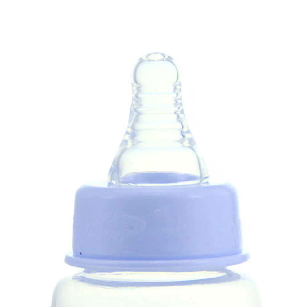 60mL Newborn Baby Boy Girl Standard Caliber PP Small Juice Feeding Bottle Drinking Water Breast-like Feeling