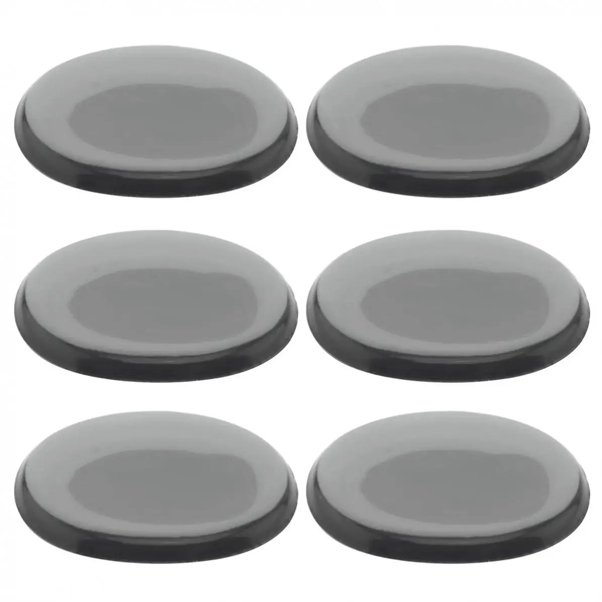 6pcs/set Reusable Drum Mute Pad Transparent Silicone Jazz Snare Drum Muffler 2 Colors Optional