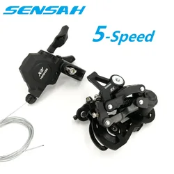 Sensah RX 5 Speed Folding Bike Shift Lever Rear Derailleur BMX Bicycle Shifter Shiting Derailleurs Modification Accessories