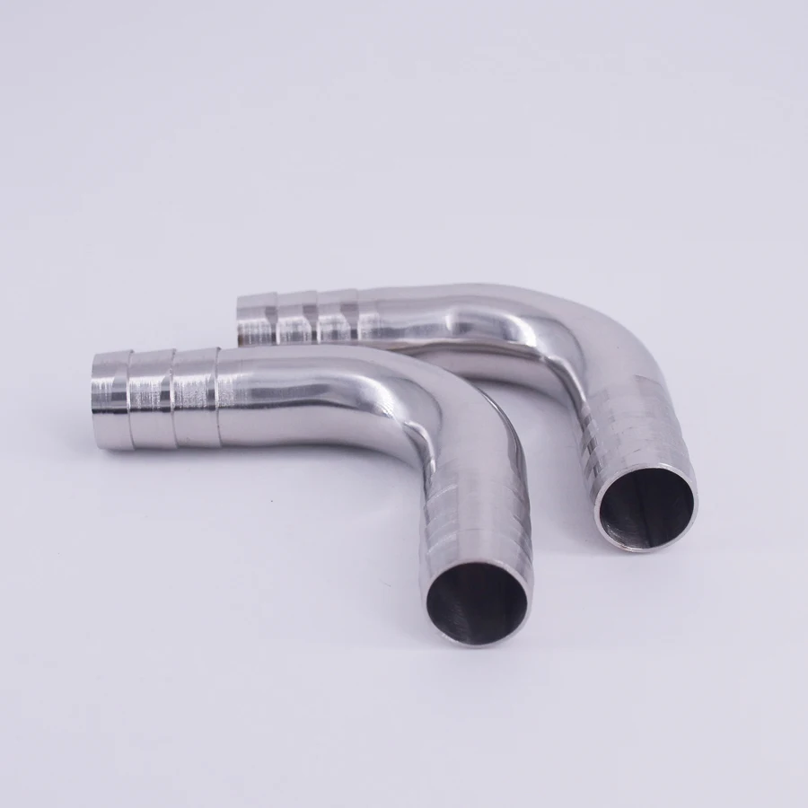 

16mm Hose Barb SUS 304 Stainless Steel Sanitary 90 Degree Elbow Pipe Fitting Home Brew Beer Wine