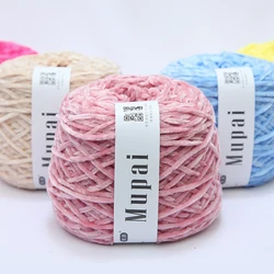 1pc Chenille Yarn Velvet Yarn Texturized Polyester Blended Cotton Suggest Needle 100g / 4MM-5MM DIY Hand-Knitted Sweater