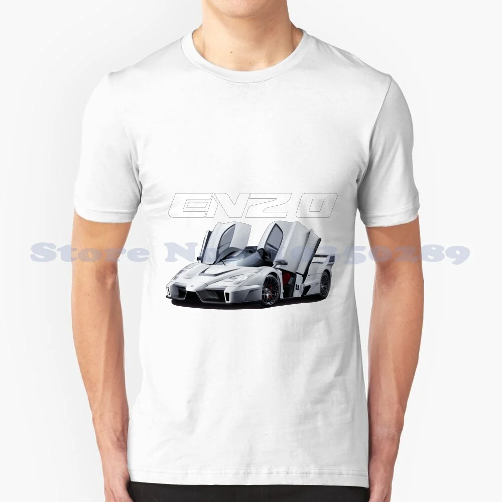 100% Cotton T-Shirt Sportscar Hypercar Fast Cool Rich Racecar Racing Expensive Tuned