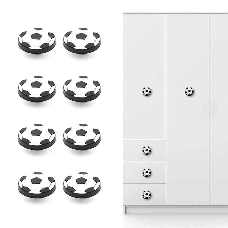 5/3/1Pcs Drawer Knobs Children Soft Drawer Knobs Handle Football Shape Knobs for Kids Room Cupboard Drawer Wardrobe Handles