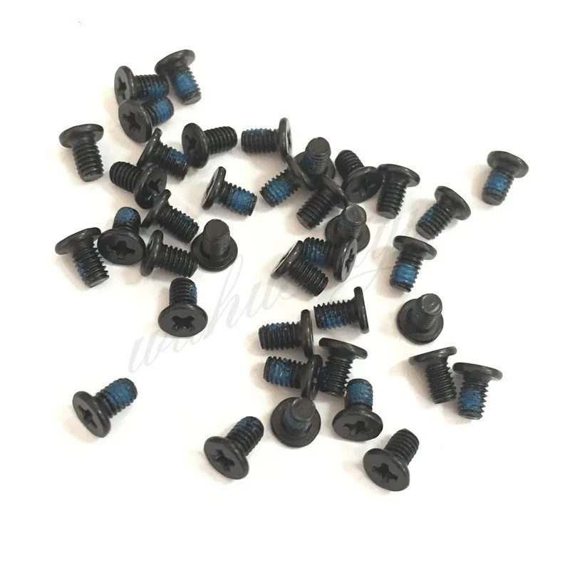 50Pcs M2 M2.5 M3 CM Screws Black Laptop Dispense Flat Head Screws SSD Solid State Disk Machine