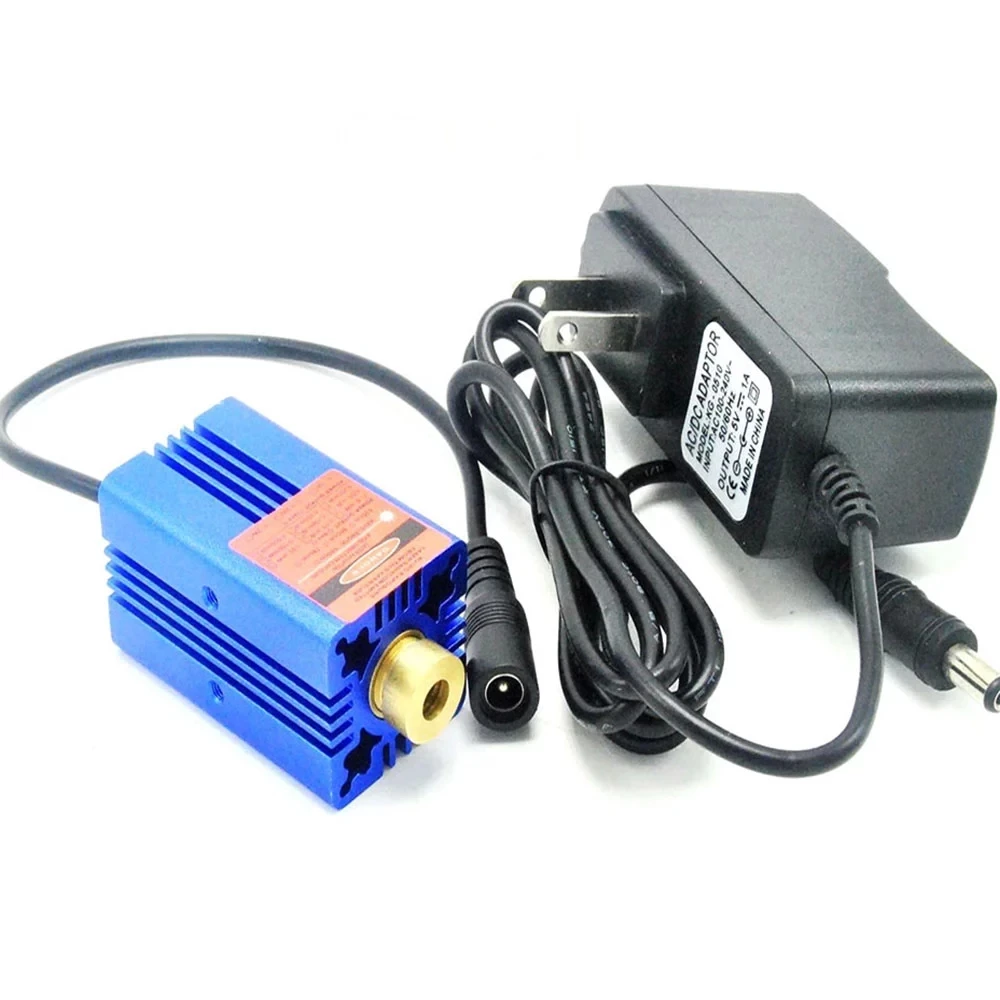 Focusable 250MW 650nm Dot Focus Red Laser Module W 5V AC Adapter3030