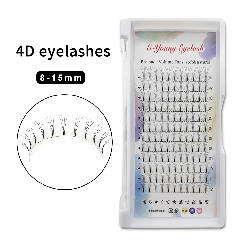 3d 4d 5d Eyelash False Pre Made Fans Eye Lashes Extension 8-15mm Handmade Individual Volume Fans Wholesale Makeup Lashes Premade