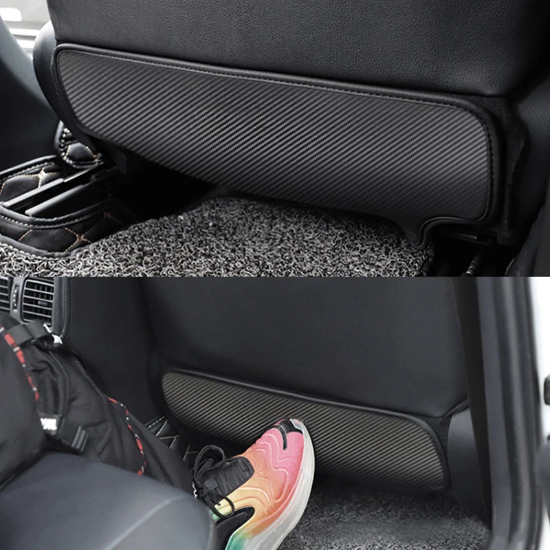 

Anti-Child-Kick Pad for Car PU Leather Seat Back Protector Cover For Hyundai Tucson TL NX4 2015-2019 2020 2021 2022 Accessories