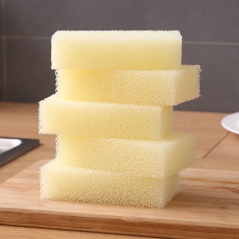 Kitchen Clean Sponge Imitation Loofah Cleaning Sponges Oil-free Dishwashing Sponges Mesh Structure Sponges and Scouring Pads