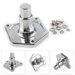 Motorcycle Solenoid Cover Starter Push Button For Harley Sportster Big Twin Dyna 1991-2018 Chrome