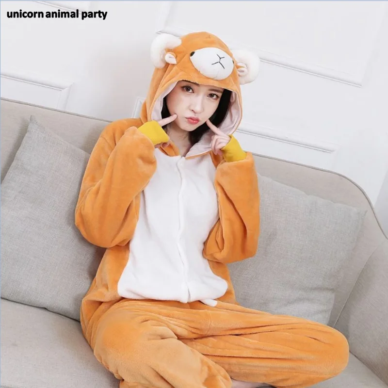 

Kigurumi halloween Christmas men women Cosplay sheep Onesies Party Pajamas flannel Pyjamas Homewear costumes carnival costume