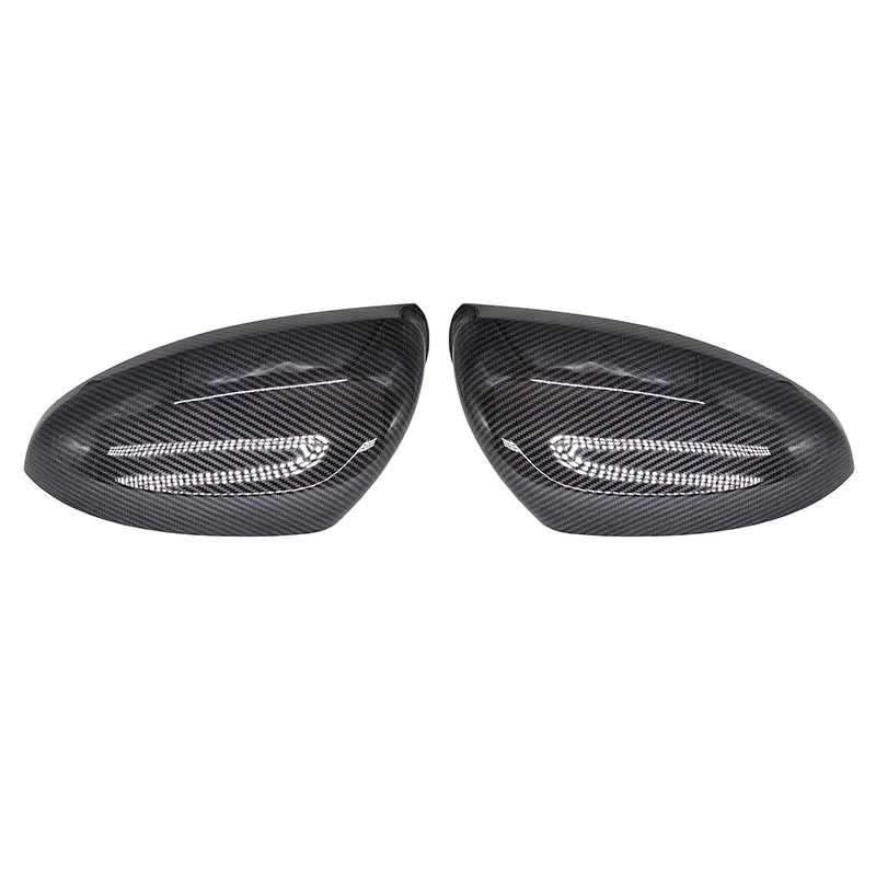 

For Chevrolet Cruze 2015-2018 Car Carbon Fiber Texture Rear View Mirror Cover 1 pair