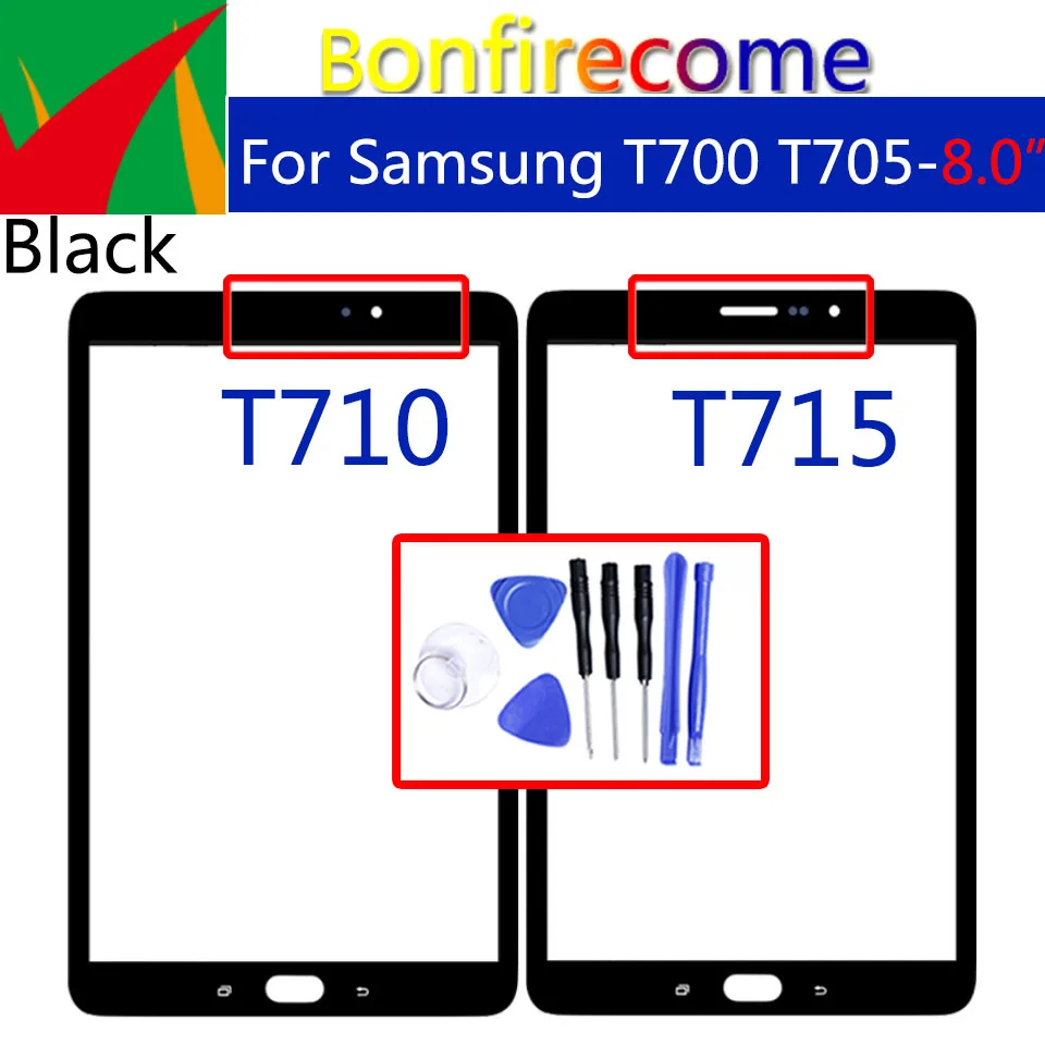 

Replacement For Samsung Galaxy Tab S2 8.0" 2015 T710 T715 Touch Screen LCD Sensor Outer Glass Panel