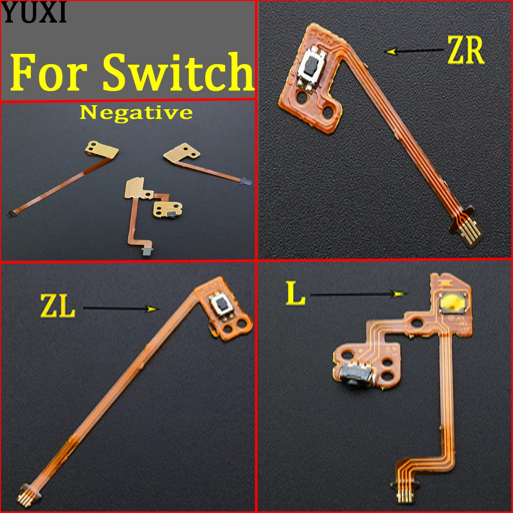 YUXI dla ZL ZR L przycisk wyzwalacza kabel taśmowy zamiennik kabla Flex dla przełącznik do nintendo NS dla kontrolera Joy-Con Flex Cable