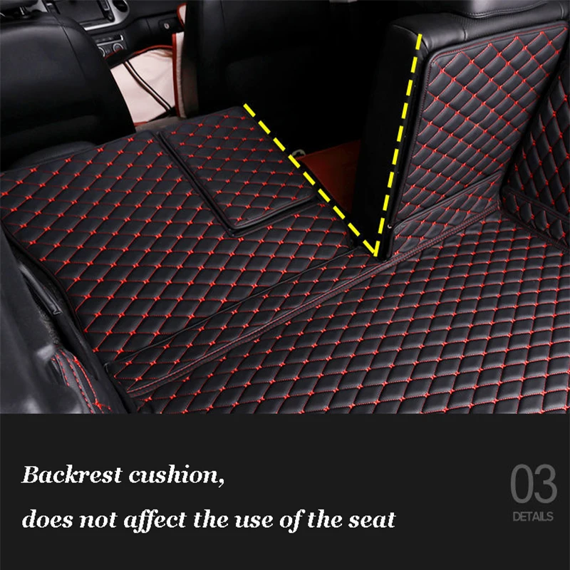 Custom car trunk mat for Hyundai New SantaFe 2006 2007 2008 2009 2010 2011 2012 Non-slip and easy-to-clean custom car trunk mat