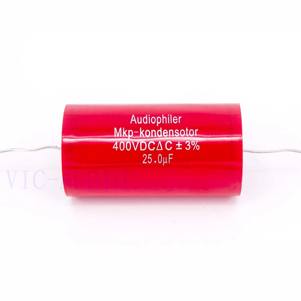 مسموع Mkp مكثف 25 فائق التوهج 400 فولت تيار مستمر 3% HIFI حمى Electrodeless مكثف الصوت مكثف اقتران تردد تقسيم 25 فائق التوهج