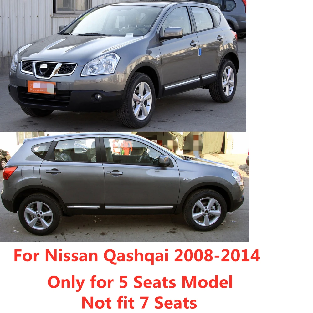 For Nissan Qashqai 2008-2014 Car Door Window Visor Rain Sun Guard Deflector Trim Shade Awning Shelter Raincoat Cars Accessories