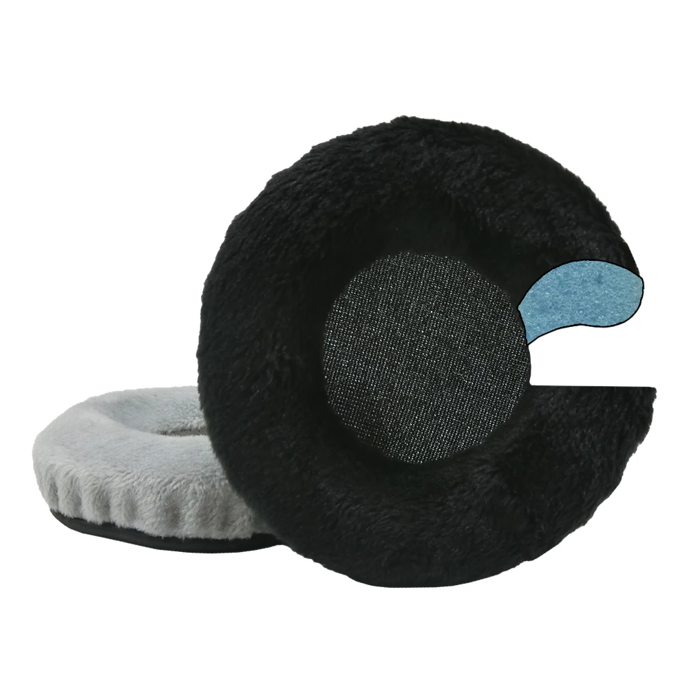 KQTFT Round shape 1 Pair of Replacement Ear Pads for plantronics RIG 515 Headset EarPads Earmuff Cover Cushion Cups