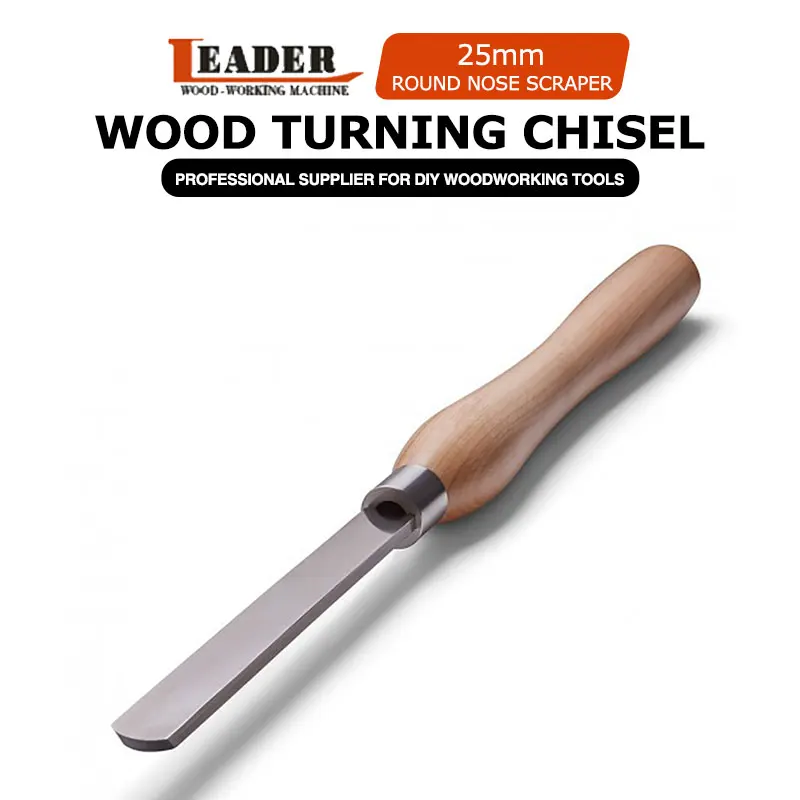 M2 HSS 25MM ROUND NOSE SCRAPER Wood Working Tools Wood Turning Chisel