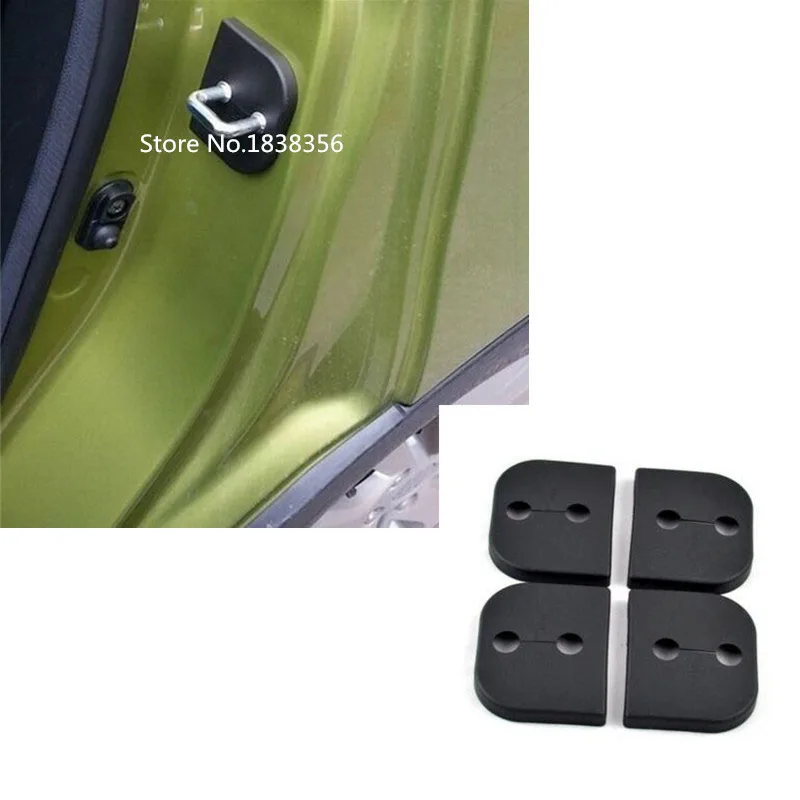 Car Anti Rust Water Proof Door Lock Keys Key Hood Buckle Moulding Trim 4pcs For Suzuki S-Cross Scross SX4 2017 2018 2019 2020