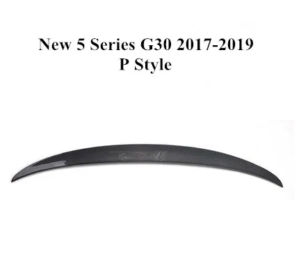 

Top Quality Real Matte Carbon Fiber P M4 m5 style Rear Trunk spoiler For Bmw G30 G38 Car Wing Spoiler 520d 530i 530d 540i 525i