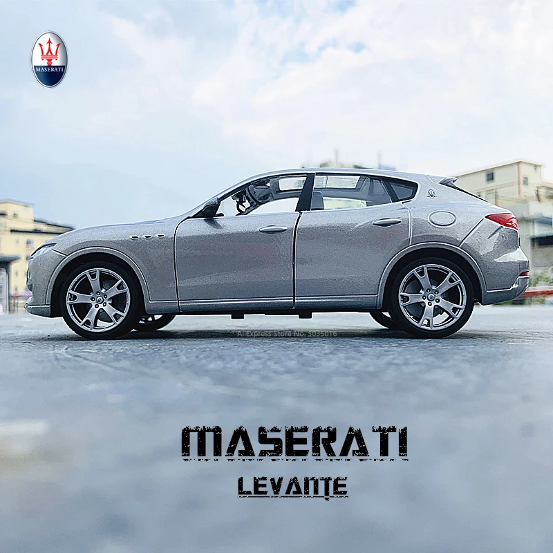 Bburago 1:24 Maserati Levante SUV Static Die Casting Car Collection Model Car Toy simulation alloy model crafts decoration