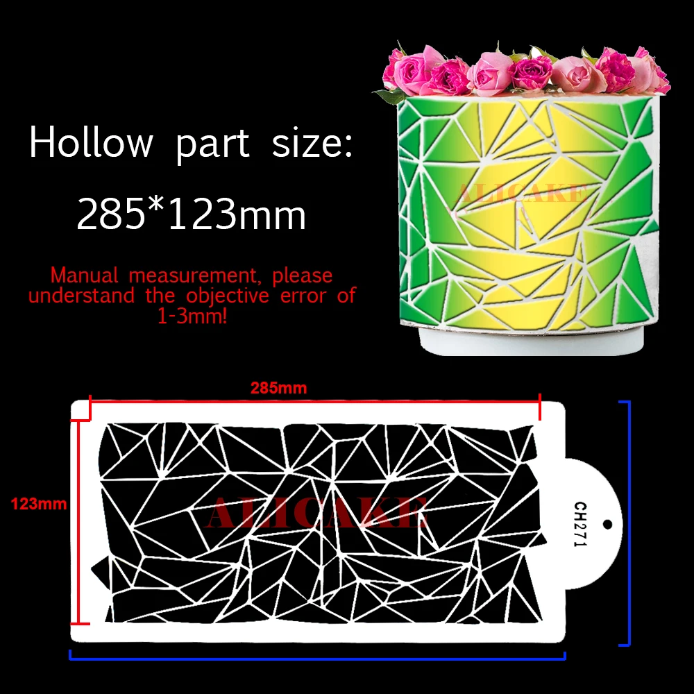 Cake Stencil Leaf Shape Fondant Decorating Tools