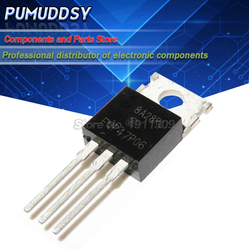 10PCS FQP47P06 47P06 TO-220 MOSFET 60V P-Channel QFET fast delivery IC