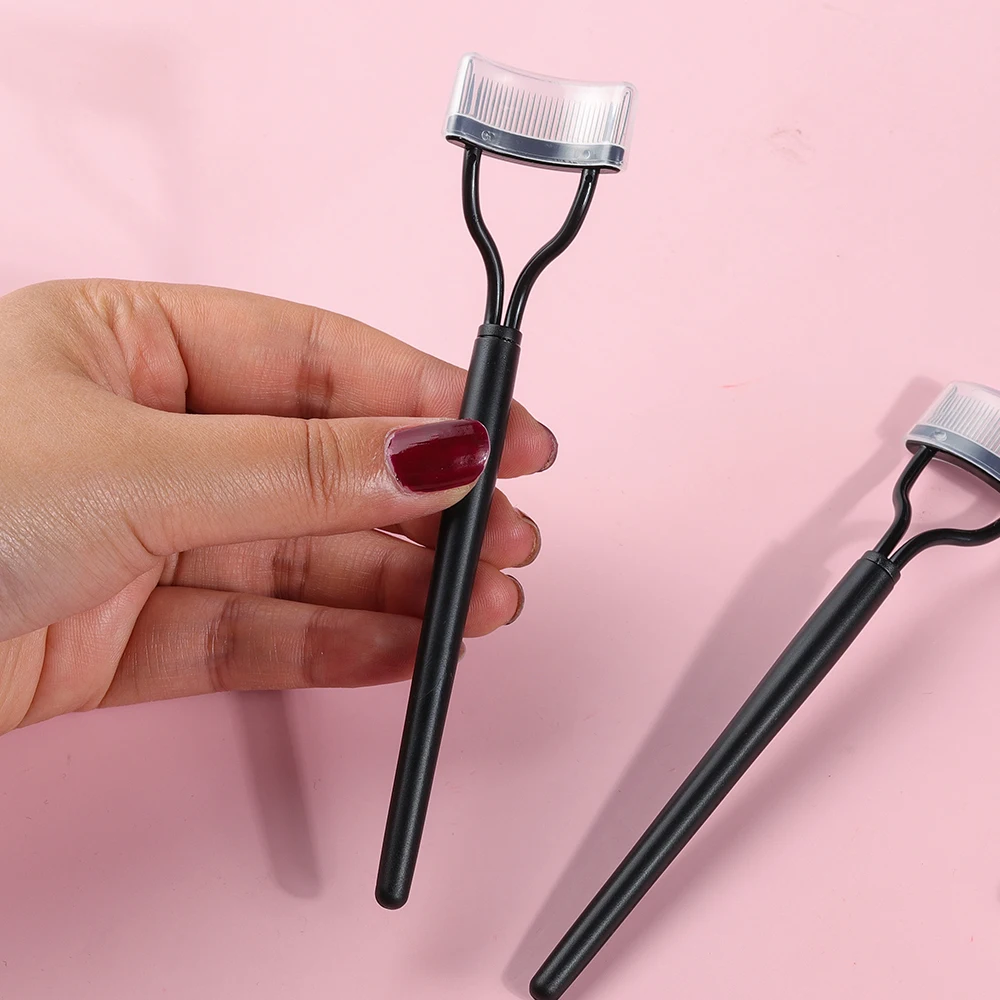 OVW 1PCS Black Makeup Brush Eyelash Brush Eye Lash Separator Lightweight Durable Eyelash Curler Cosmetic Tool