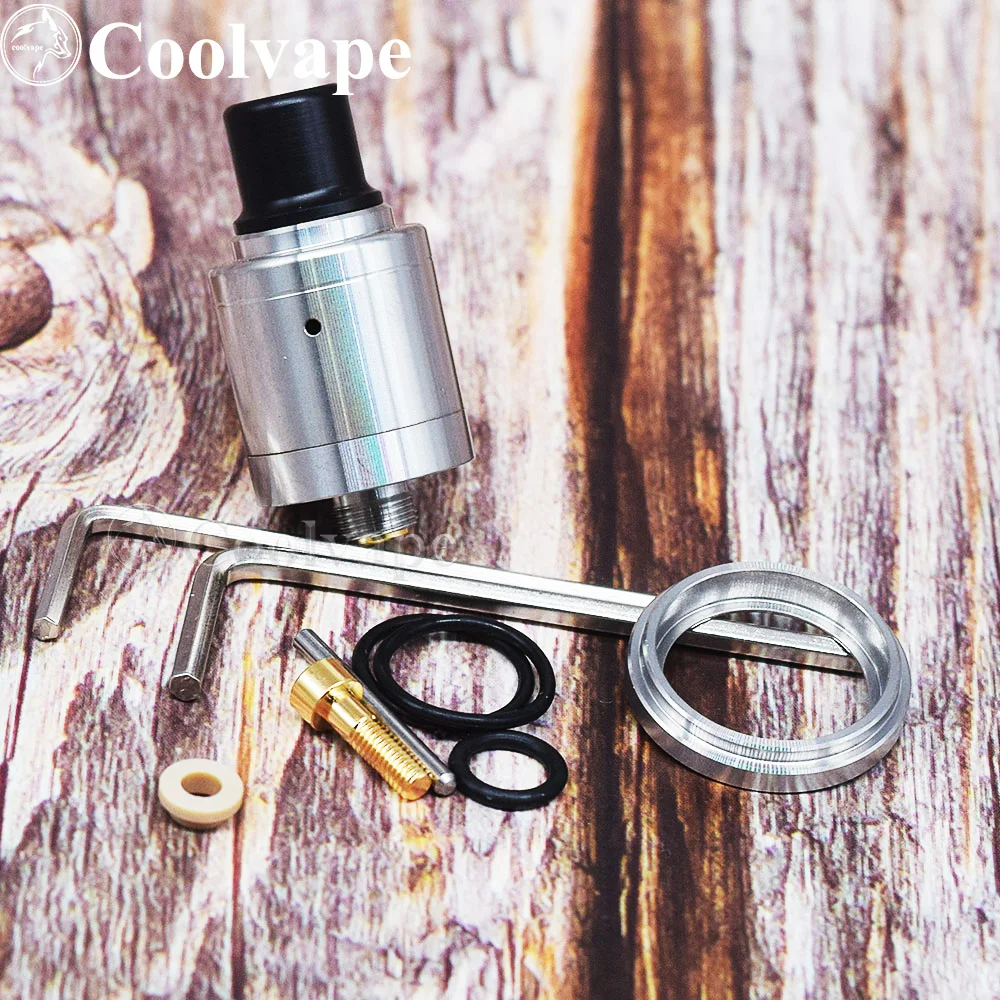 Wolf Coolvape Speed Pretty rda vapeアトマイザー、DIY電子タバコ、316ss素材、メカニカルスレッド、ボックスmod、18mm