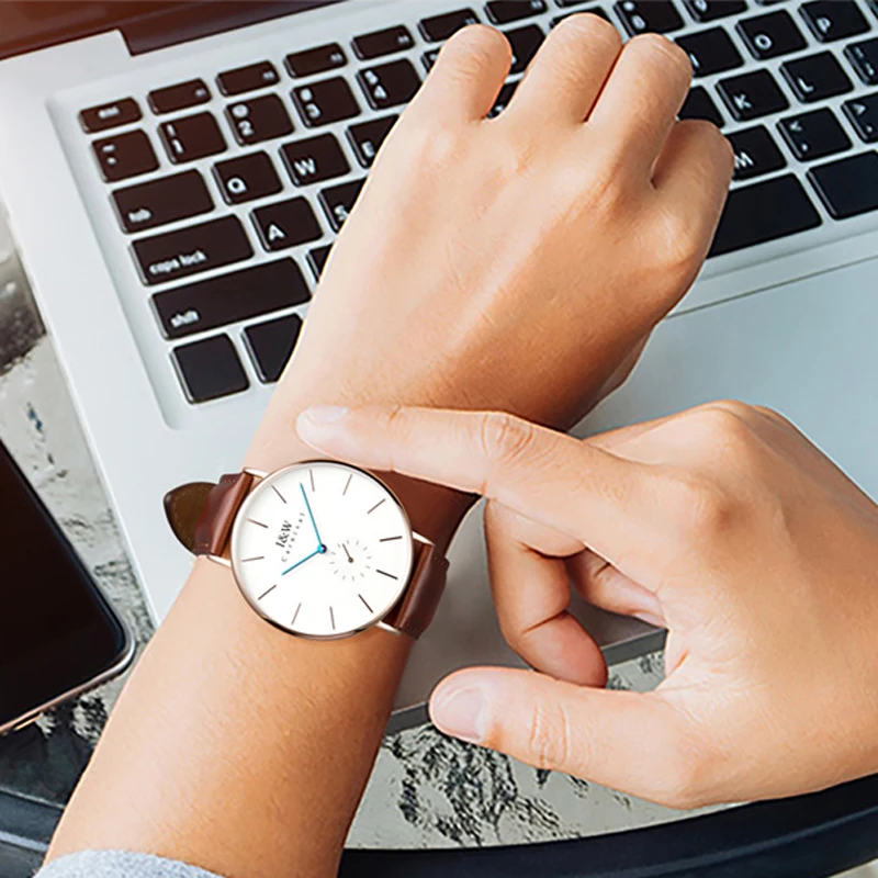 Carnival Brand Fashion Quartz Watch for Men Luxury Rose Gold Silver Ultrathin Sapphire Wristwatch Waterproof Clock Reloj Hombre image 5