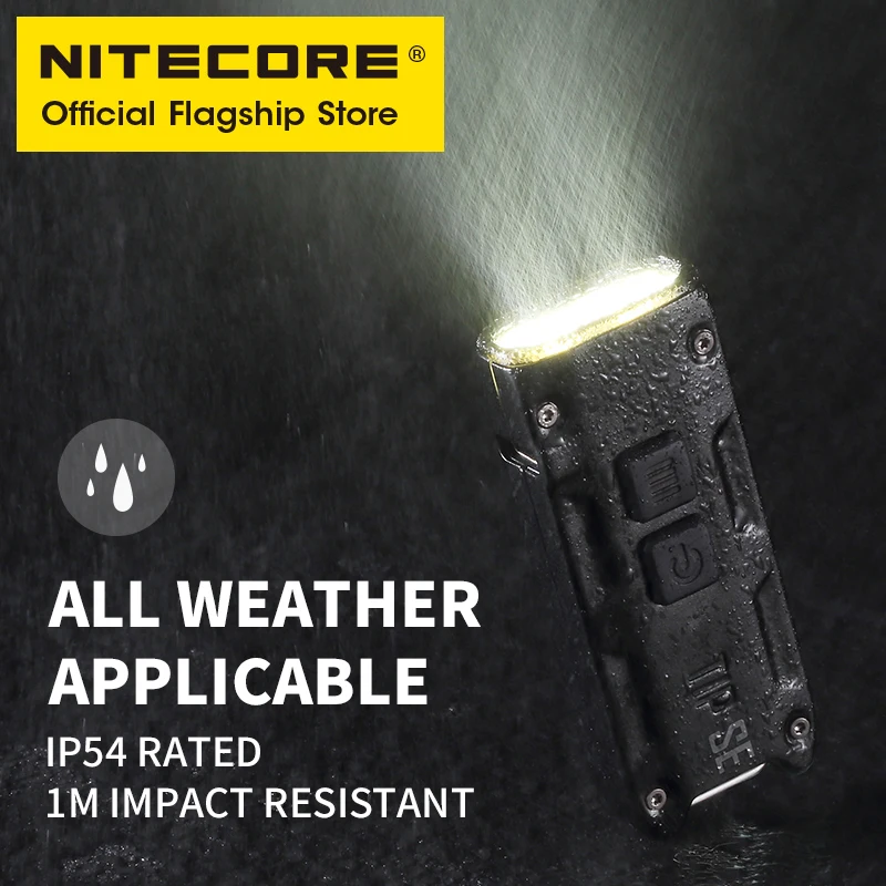 NITECORE TIP SE mini 700 lumen bright light highlight portable EDC emergency small flashlight Keychain Light With Li-ion Battery