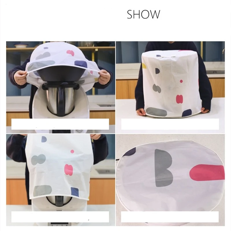 Protective Cover for Thermomix Machine, Three-Dimensional, Transparent, Waterproof,  Dust Cover for TM5 TM6 Cooking Machine