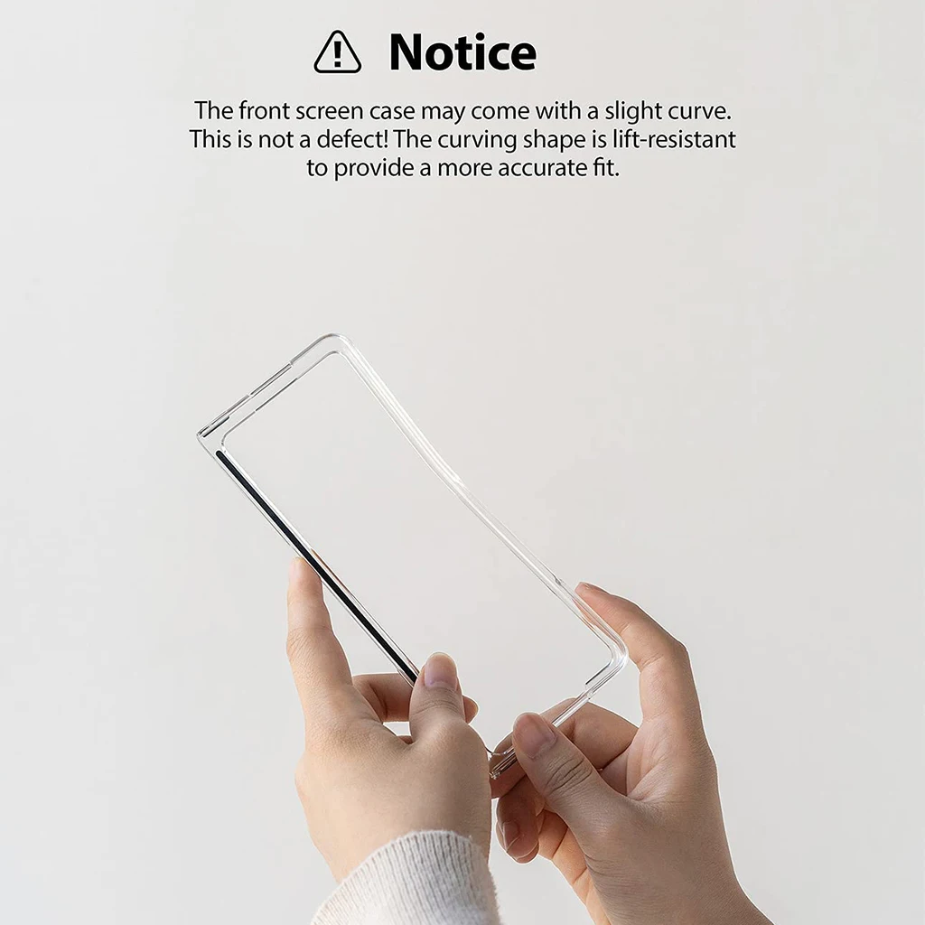 Custodia per cellulare multifunzione con ricarica Wireless compatibile con la custodia per telefono trasparente in TPU antiurto Z Fold3 5G