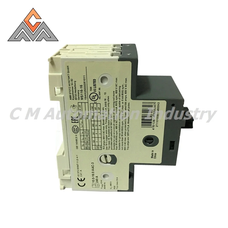 Nuovo & originale ABB motorino di avviamento interruttore di MS116-10 MS116-4.0