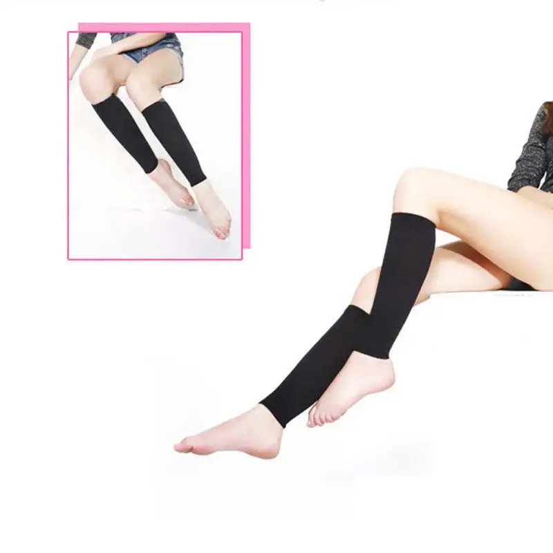 Relieve Leg Calf Sleeve Varicose Vein Circulation Compression Elastic Stocking Leg Support 1 Pair Outdoor socks Outdoor