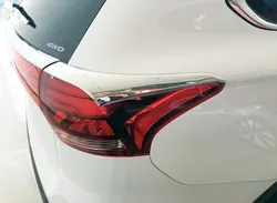 For Mitsubishi Outlander 2016 2017 2018 2019 Rear Light Strips ABS Chromed Plastic External Taillight Decoration 4pcs/set