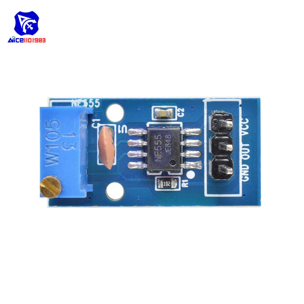 Diymore NE555 Einstellbaren Widerstand Frequenz Puls Generator Modul für Arduino Smart Auto