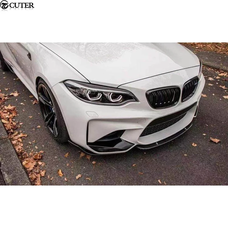 F87 M2 M2C ألياف الكربون Frp المصد الأمامي الشفاه الفاصل لسيارات Bmw F87 M2 تصفيف السيارة