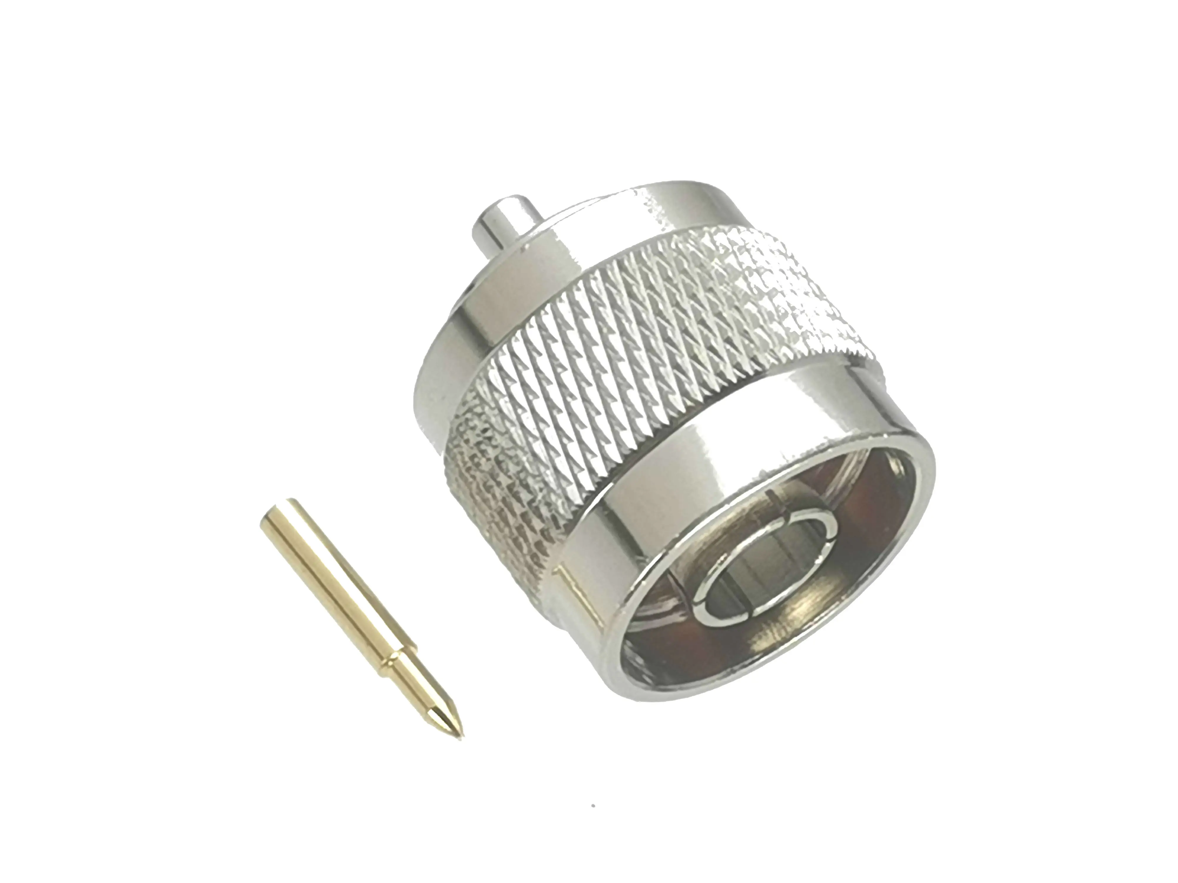 

10Pcs Connector N Male Plug Solder Semi-rigid RG405 0.086" RF Adapter Coaxial High Quanlity