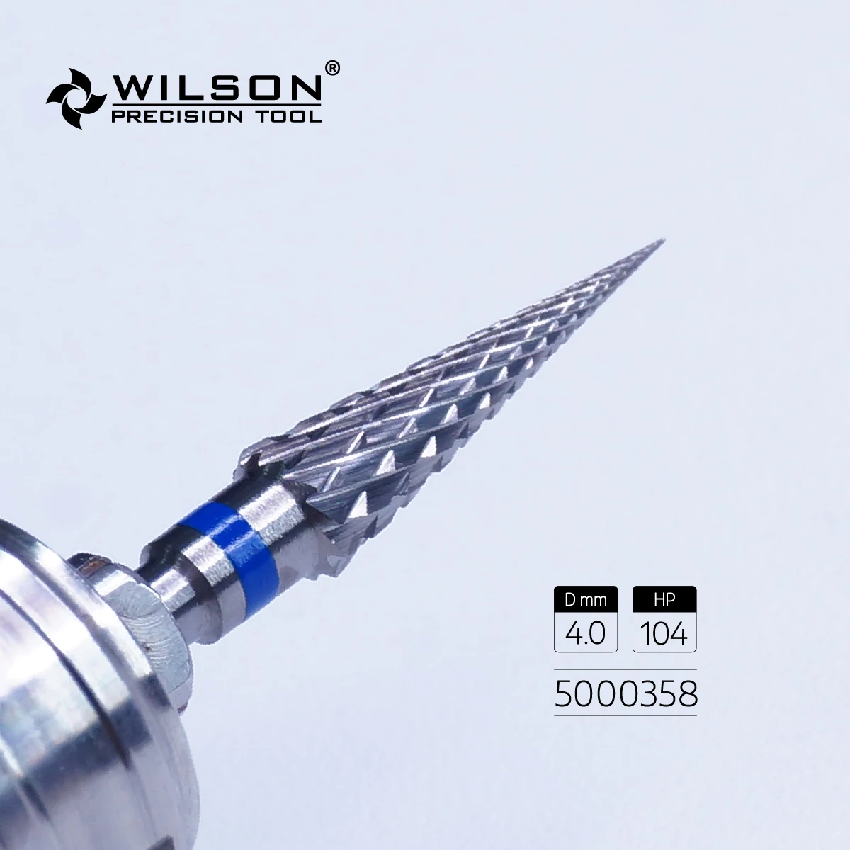 WilsonDental Burs 5000358-ISO 167 190 040 Tungsten Carbide Dental Burs for trimming Plaster/Acrylic/Metal