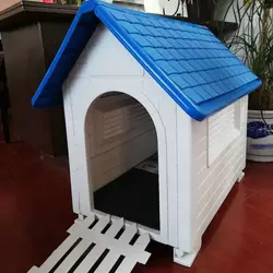 Dog House Outdoor Large Kennel Pet Accessories Removable Flushing Easy To Install Saposhnikovia Divaricata Ventilation Dog Cage