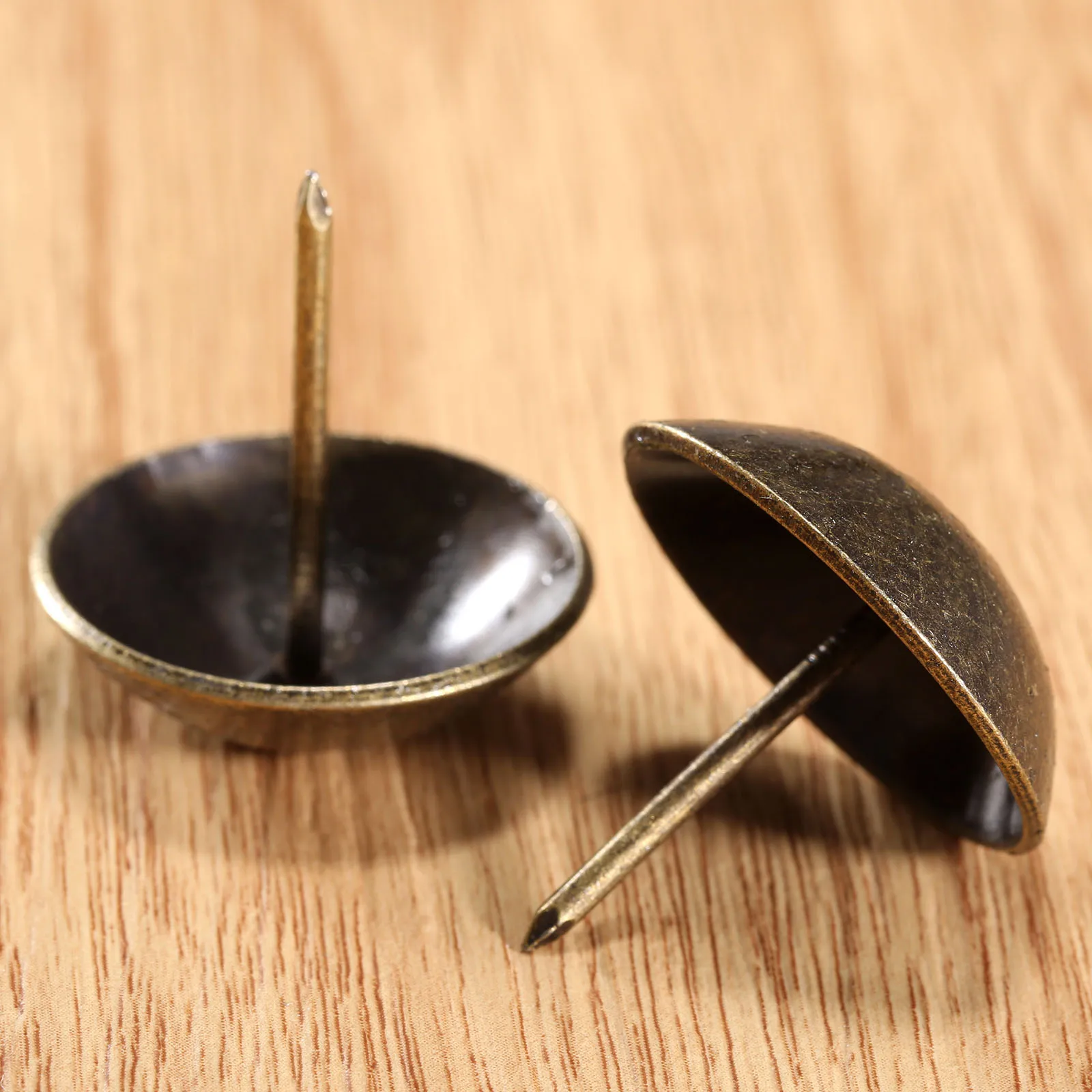 5pcs/1pc Nails Antique Bronze Decorative Upholstery Tacks Stud Jewelry Box Furniture Pushpin Iron Doornail Vintage 3cm